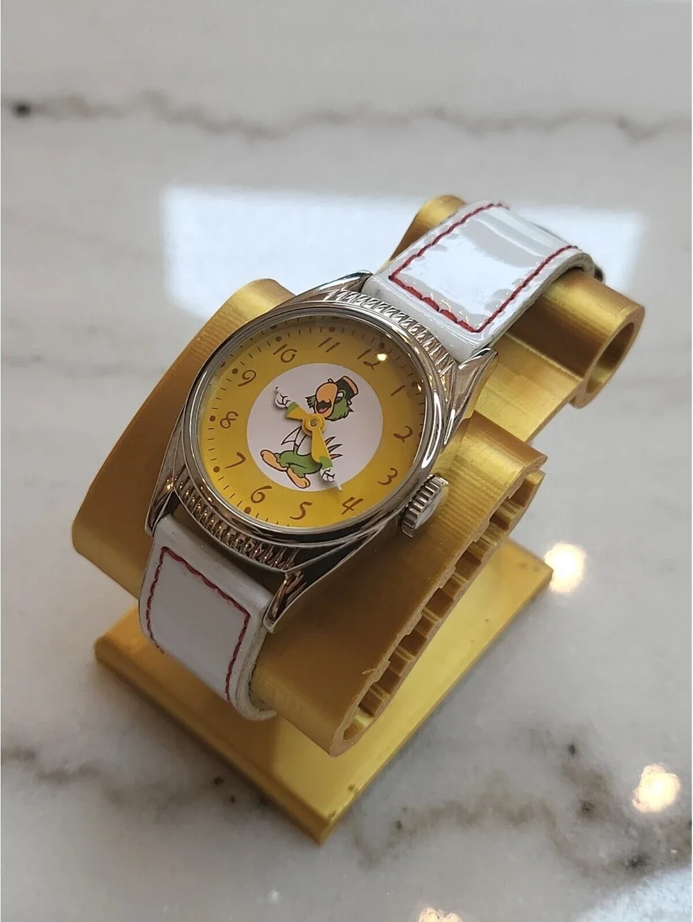 Jose Carioca Watch Disney Ingersoll 1947 Series 2000’s Reissue #1575/1800 Works!